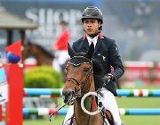 Levy Belle Rock CsioArJYR SS8 3436 : Belle Rock, CSIO Giovani Arezzo, Levy Edward, foto Stefano Secchi ©